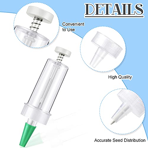 Mini Sowing Seed Dispenser Sower Seed Spreader Garden Planter Hand Seeder Tool Seed Manual Planter Garden Flower Plant Sower Planter Mini Hand Garden Seed Dispenser Planter Starter Seeder