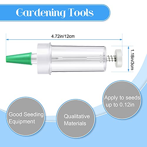 Mini Sowing Seed Dispenser Sower Seed Spreader Garden Planter Hand Seeder Tool Seed Manual Planter Garden Flower Plant Sower Planter Mini Hand Garden Seed Dispenser Planter Starter Seeder