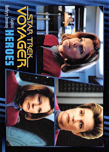 2015 Rittenhouse Star Trek Voyager Heroes and Villains NonSport Trading Card #1 Captain Kathryn Janeway