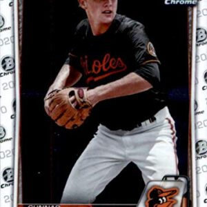 2020 Bowman Chrome Prospects #BCP-134 Gunnar Henderson RC Rookie Baltimore Orioles MLB Baseball Trading Card