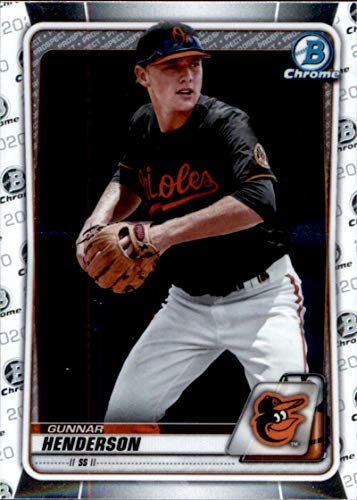 2020 Bowman Chrome Prospects #BCP-134 Gunnar Henderson RC Rookie Baltimore Orioles MLB Baseball Trading Card