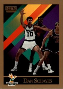 1990 skybox basketball card (1990-91) #395 danny schayes