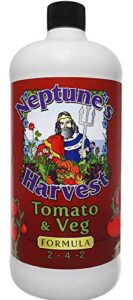 neptune’s harvest natural tomato & vegetable organic, omri plant food 18 oz concentrate