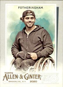 2020 allen and ginter #217 aaron”wheelz” fotheringham wheelchair moto baseball card