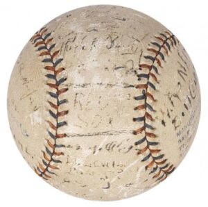 historic 1912 boston red sox world series champs team signed baseball jsa coa – autographed baseballs