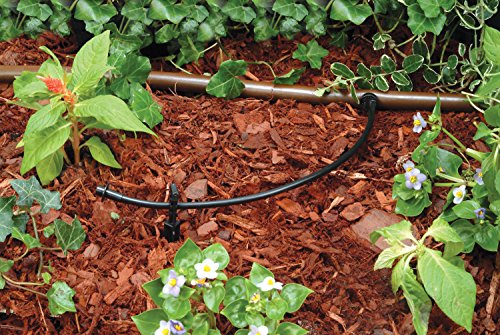 Rain Bird T22-250S Drip Irrigation 1/4" Blank Distribution Tubing, 250' Roll, Black