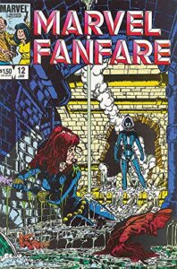 marvel fanfare #12 vf ; marvel comic book | black widow george perez