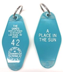 the sands hotel inspired key tag