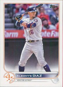 2022 topps update #us289 aledmys diaz nm-mt houston astros baseball