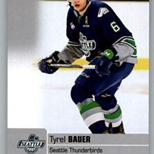 2019-20 Upper Deck CHL #258 Tyrel Bauer Seattle Thunderbirds Hockey Trading Card