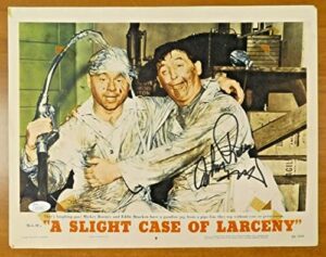 mickey rooney signed vintage 11×14 lobby card with jsa sticker no card