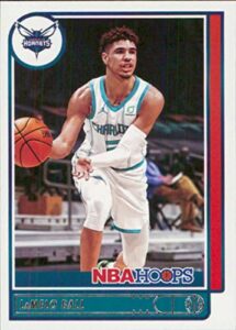 2021-22 panini hoops #140 lamelo ball nm-mt charlotte hornets basketball