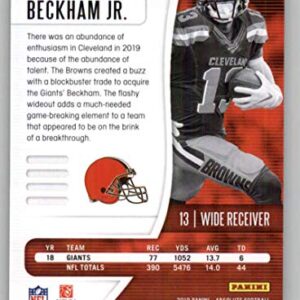 2019 Absolute #20 Odell Beckham Jr. Cleveland Browns NFL Football Trading Card