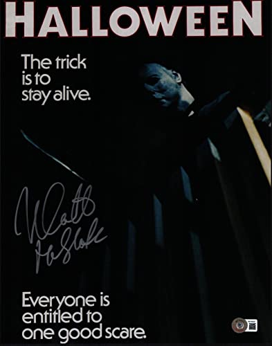 Nick Castle Signed Autographed 11x14 Photo Halloween Michael Myers Beckett COA