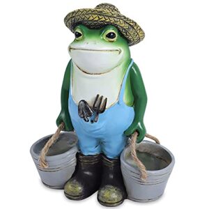 frog garden decor, frogs garden statue for yard, garden, indoor outdoor decoration and housewarming gift