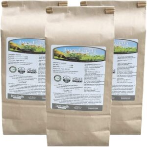live earth products organic soil conditioner granules – all natural humate product with humic acid and fulvic acid for lawn, vegetable garden, trees, shrubs, and flowers – 15 lbs, (three 5-pound bags)