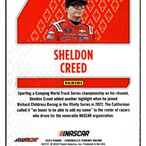 2022 Panini Chronicles Phoenix #3 SHELDON CREED NM+-MT+ NASCAR Racing Whelen/Richard Childress Racing/Chevrolet Racing