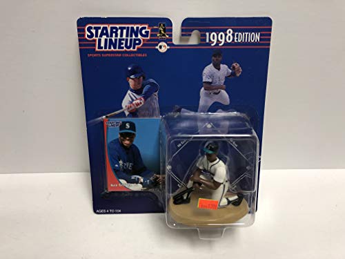 Ken Griffey Jr 1998 Seattle Mariners MLB Baseball Action Figure with Collectible Trading Card