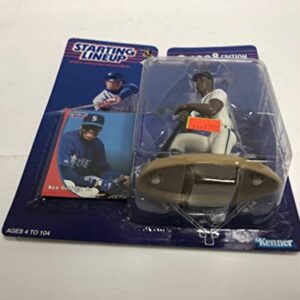 Ken Griffey Jr 1998 Seattle Mariners MLB Baseball Action Figure with Collectible Trading Card