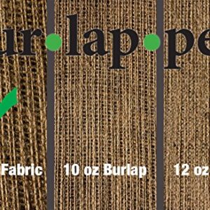 Burlapper Burlap Garden Fabric (40 Inch x 15 Feet, Natural)