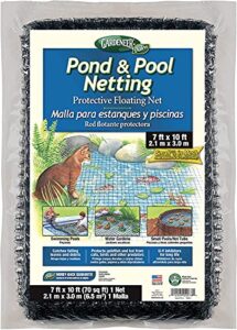 dalen pond & pool netting – outdoor water garden cover – protective mesh for fish & aquatic life – 3/8″ mesh – (7′ x 10′)