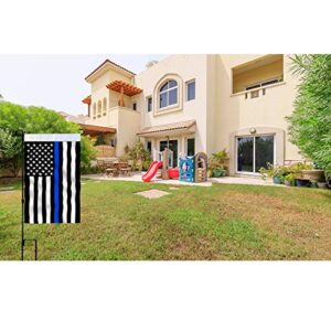 Garden Flag Stand-Holder-Pole with Flag Stopper and Clip Waterproof Powder-Coated Paint for House Flags,Decorative Flags,Yard Flags,Seasonal Flags