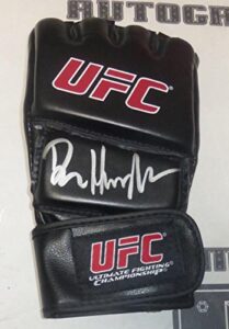 dan henderson signed ufc glove psa/dna coa autograph 139 100 93 88 17 173 pride – autographed ufc gloves