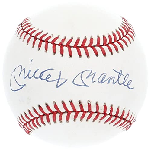 Mickey Mantle Signed American League Baseball PSA DNA Auto Graded MINT 9 - Autographed Baseballs