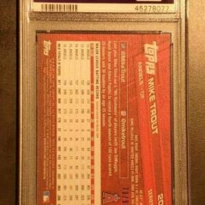 Mike Trout 2017 Topps Vintage Stock Leaving Dugout 70/99 Graded PSA MINT 9 - Baseball Slabbed Rookie Cards