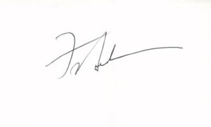 frankie avalon actor singer signed 3×5 index card with jsa coa