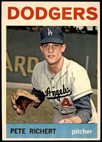 1964 Topps # 51 Pete Richert Los Angeles Dodgers (Baseball Card) VG/EX Dodgers