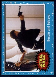 2015 topps star wars journey to the force awakens nonsport trading card #55 bespin and betrayal