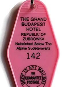 The Grand Budapest"Beautiful Pink" Hotel Room # 142 Republic of Zubrowka GBH Inspired Key Tag