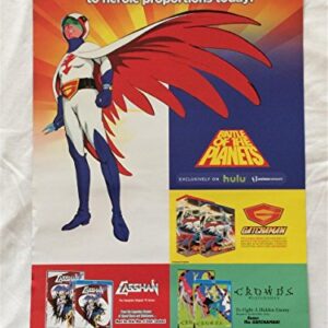 BATTLE OF THE PLANETS G-FORCE - 13"x19" D/S Original Promo Poster SDCC 2014