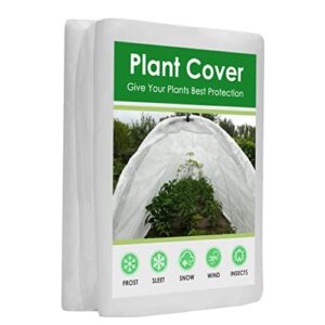 plant covers freeze protection,10ft x 30ft floating row cover,garden fabric plant cover for winter,frost blanket cover for cold weather,frost protection sun pest protection and covers outdoor plants