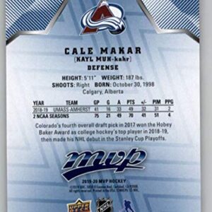 2019-20 UD MVP Hockey BLUE #247 Cale Makar Colorado Avalanche RC Rookie Limited Edition Only Found in Factory Set Official Upper Deck NHL Trading Card