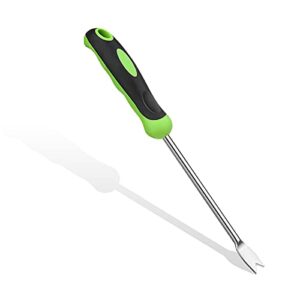 yxccse hand weeder tool stainless steel garden weeding tool,hand weeder garden weeding removal weed puller tool for garden lawn farmland transplant gardening plant tool