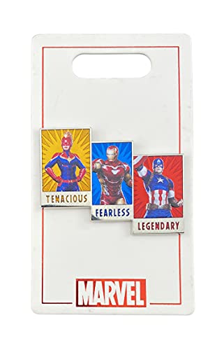 Disney Pin - Captain Marvel - Iron Man - and Captain America - Trio