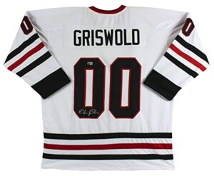 chevy chase christmas vacation signed santa clark griswold jersey bas witnessed