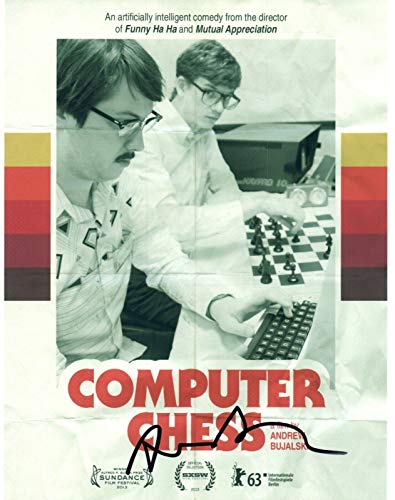 Andrew Bujalski Signed Autograph 8x10 Photo Director"Computer Chess" COA