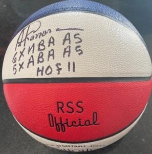 artis gilmore autographed aba basketball – autographed basketballs