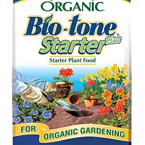 Espoma Organic Bio-Tone Starter Plus 4-3-3 Natural & Organic Starter Plant Food with Both Endo & Ecto Mycorrhizae; 4 lb. Bag; The Ultimate Starter Fertilizer - Pack of 3