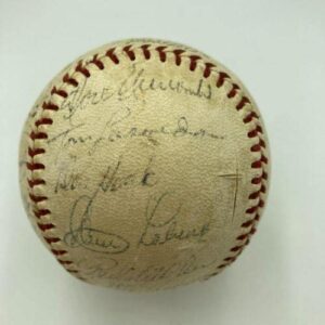 Jackie Robinson 1955 Brooklyn Dodgers W.S. Champs Team Signed Baseball JSA COA - Autographed Baseballs