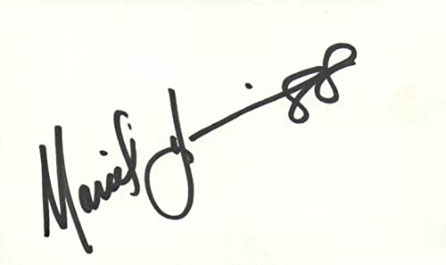 Mariel Hemingway Actress Autographed Signed Index Card with JSA COA