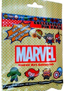 disney pin – marvel kawaii art collection mystery pouch