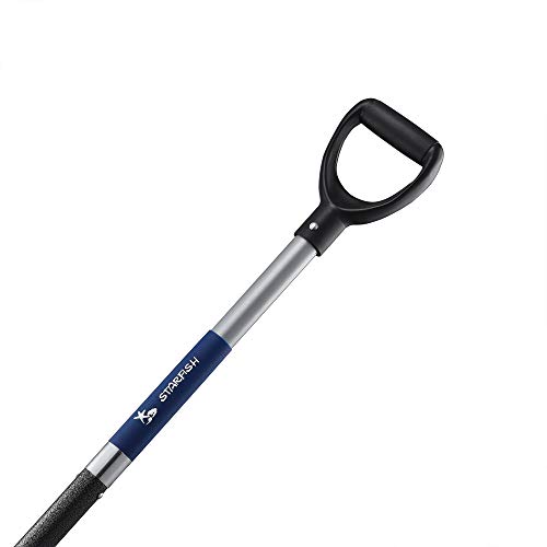 Mujocooker 4-Tine Spading Digging Fork, Garden Digging Spading Fork Forged Steel with D-Grip Handle 41“