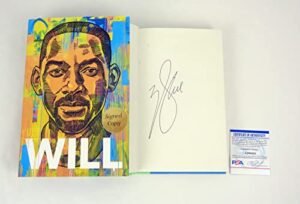 will smith legendary actor signed autograph will 1st edition book psa/dna coa