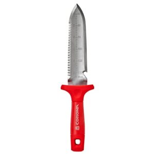 corona ct15409 hori garden knife, red
