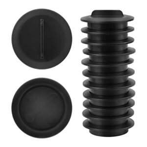 25pcs plant spacer kit, garden plant spacers round spacer cover plant deck openings for aerogarden indoor hydroponic growing system (black)