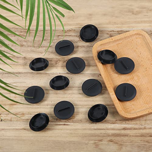 25pcs Plant Spacer Kit, Garden Plant Spacers Round Spacer Cover Plant Deck Openings for Aerogarden Indoor Hydroponic Growing System (Black)